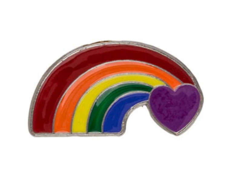 Tęczowa przypinka Pride LGBT znaczek do ubrań 1.jpg
