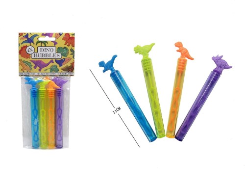 Bańki mydlane dinozaury - 4 mini tuby Zestaw .jpg