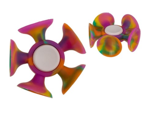 Fidget Spinner z przyssawkami Zabawki mix kolorów 1.jpg
