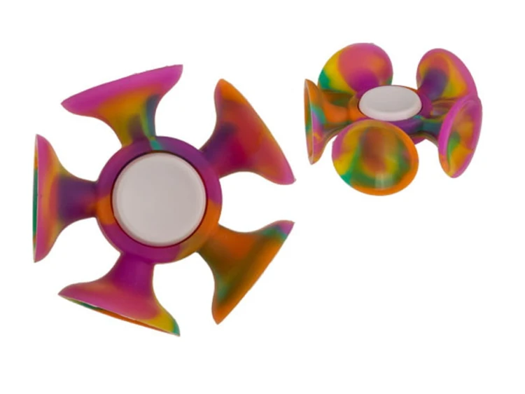 Fidget Spinner z przyssawkami Zabawki mix kolorów 1.jpg