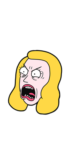 Magnes na lodówkę Rick and Morty - Beth Smith.png