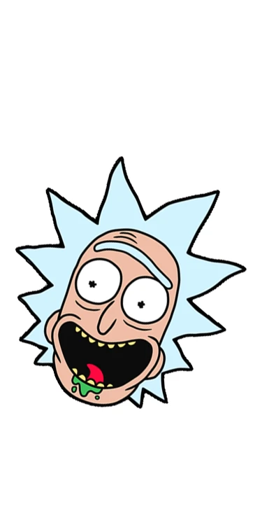 Magnes na lodówkę Rick and Morty - Rick Sanchez.png
