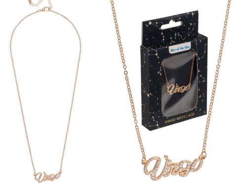 Naszyjnik znak zodiaku - Virgo (Panna) ze znakiem .jpg