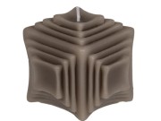 Świeca sześcian ze strukturą Ozdobna Dekoracyjna 1.jpg