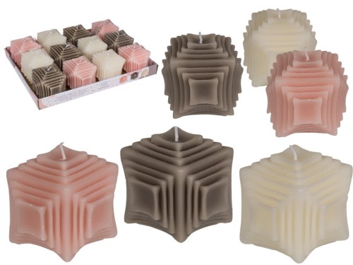 Świeca sześcian ze strukturą Ozdobna Dekoracyjna 2.jpg