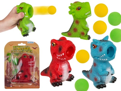 Wyrzutnia Pistolet do piłek Dinozaur + 3 piłeczki 2.jpg