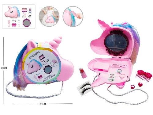 Głowa jednorożca do czesania z akcesoriami Włosy .jpg