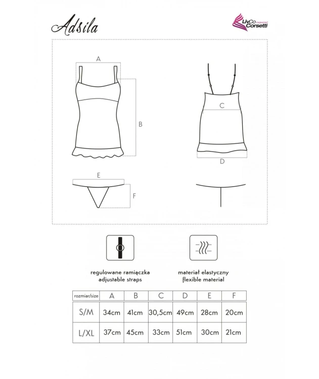 Komplet bielizny sexy koszulka Stringi Adsila (2).jpg