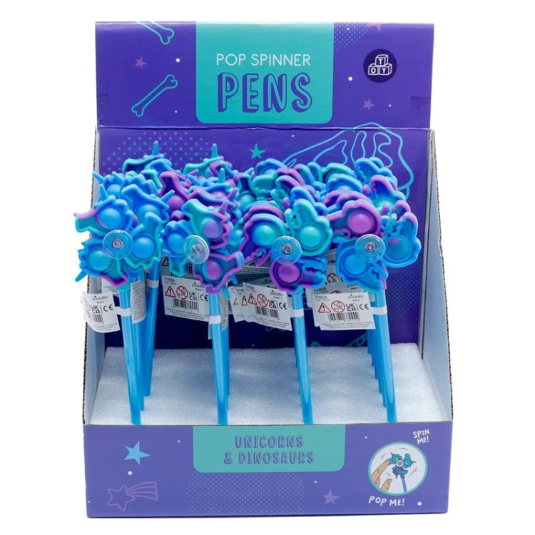 Długopis Fidget Pop Spinner Dinozaur Jednorożec (3).jpg