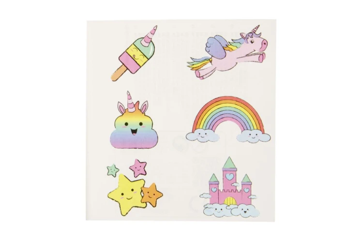 Zestaw tatuaży dla dzieci 6 sztuk - Jednorożec (1).jpg
