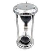 Srebrna Klepsydra piaskowa 10min Figurka dekoracja (1).jpg