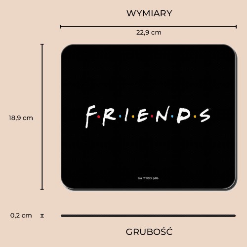Podkładka pod myszkę mata - Friends Przyjaciele  (2).jpg