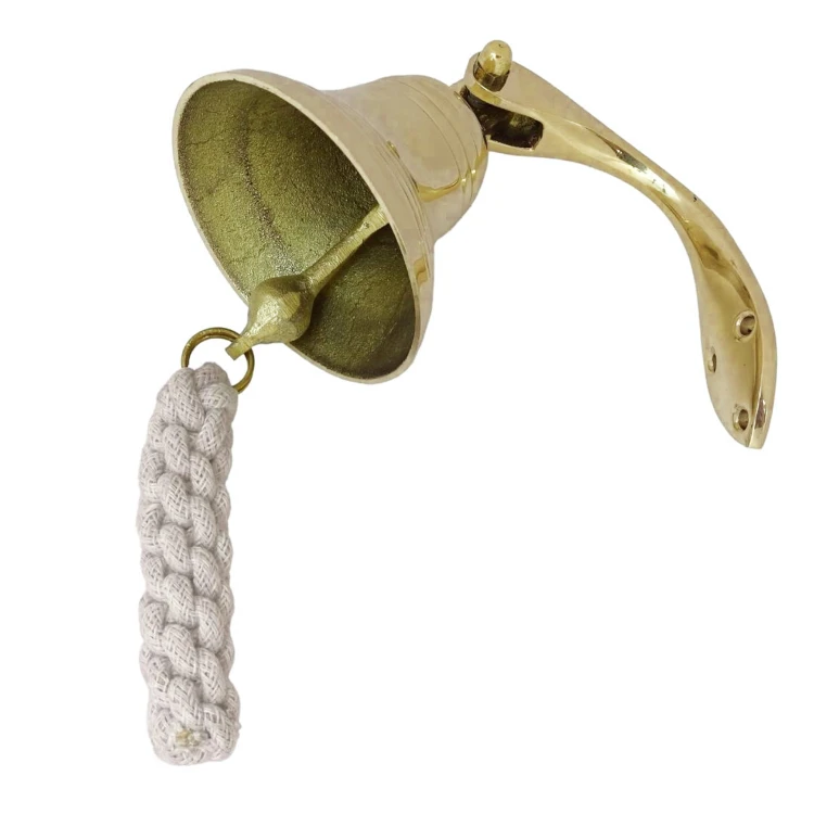 Dzwon żeglarski mosiężny - śr. 10cm Marynistyczny (2).jpg