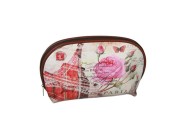 KOSMETYCZKA VINTAGE WIEŻA EIFFLA PARYŻ FLAGA UK 1