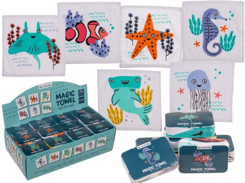 Magiczny ręczniczek zwierzęta morskie Zwiększający 2.jpg
