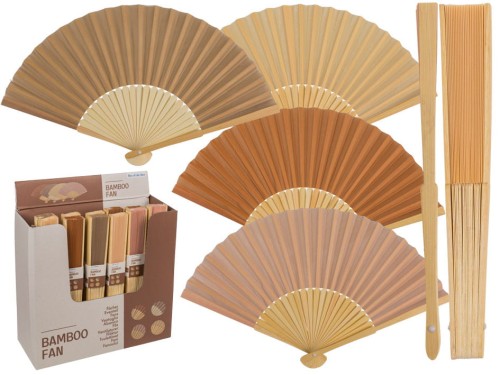 Wachlarzyk bambusowy natura mix Wachlarz składany .jpg