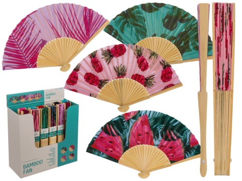 Wachlarzyk bambusowy tropikalne Wachlarz składany .jpg