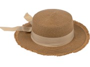 Kapelusz słomkowy na lato - basic chic Damski 1.jpg