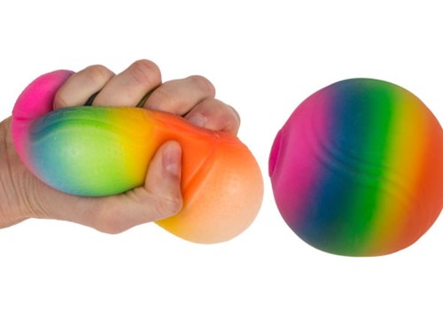 Piłeczka antystresowa Sport tęczowa Gniotek Piłka 1.jpg