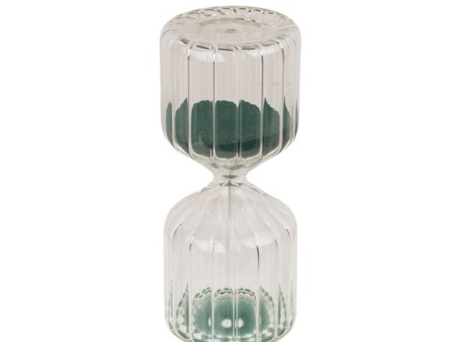 Szklana klepsydra dekoracyjna - 10 minut przerwy 1.jpg