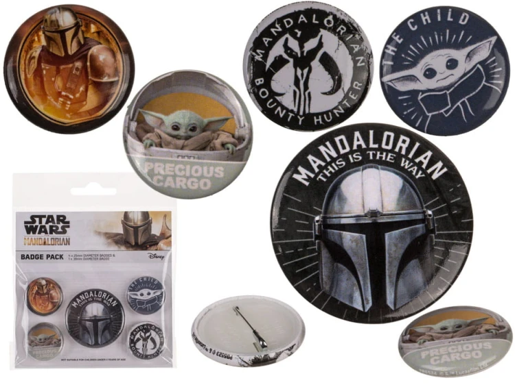 Przypinki do ubrań plecaka Star Wars Mandalorian .jpg