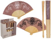 Wachlarzyk bambusowy czaszki Wachlarz składany 2.jpg