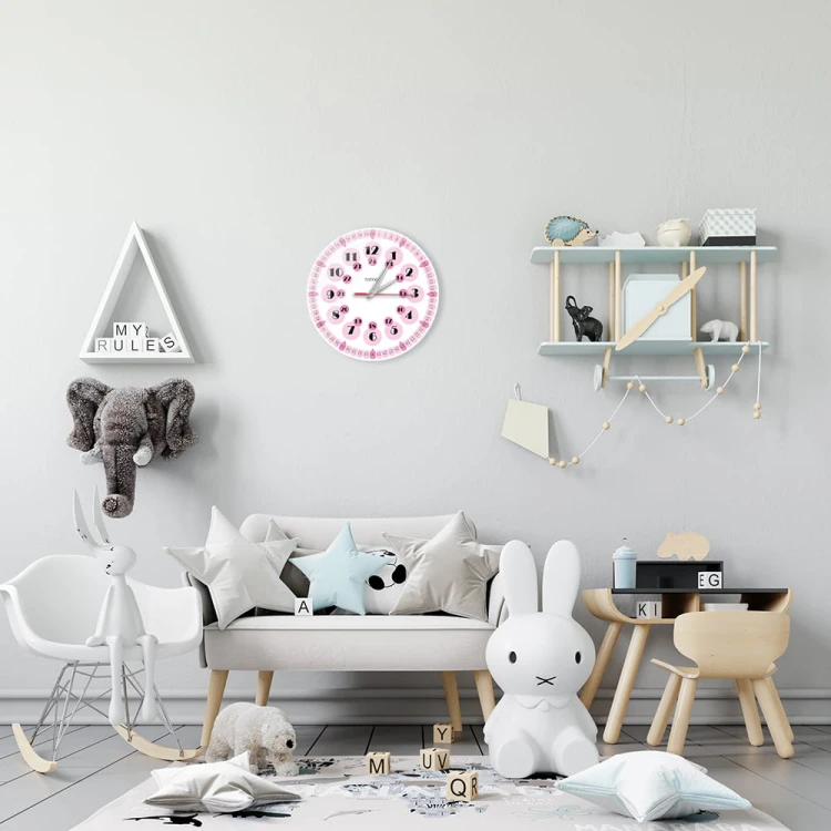 Zegar ścienny edukacyjny 30,5 cm Babaco licencyjny  (3).jpg