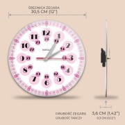 Zegar ścienny edukacyjny 30,5 cm Babaco licencyjny  (4).jpg