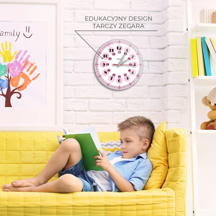 Zegar ścienny edukacyjny 30,5 cm Babaco licencyjny  (5).jpg