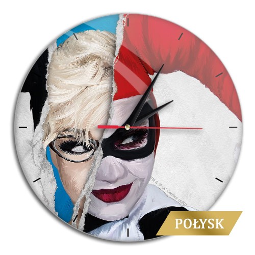 Zegar ścienny wiszący 30,5 cm cichy Harley Quinn  (1).jpg