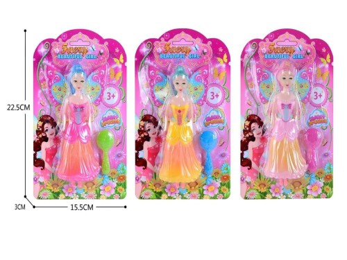 Lalka wróżka w sukience dla dzieci 15cm mix wzorów .jpg