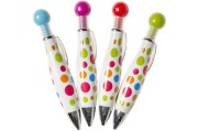 Długopis w kropki z kulką mix wzorów 14cm  (2).jpeg