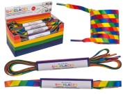 Tęczowe sznurowadła 140 cm - para Tęcza kolorowe 2.jpg