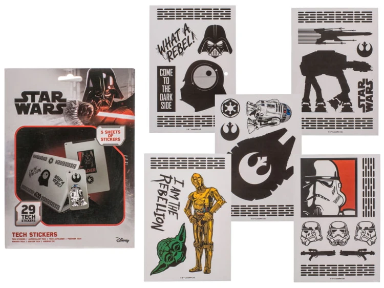 Naklejki Star Wars Gwiezdne Wojny zestaw 29 sztuk .jpg