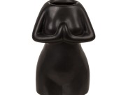 Ceramiczny wazon Ciało kobiety 175 ml biały czarny 1.jpg