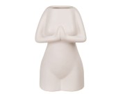 Ceramiczny wazon Ciało kobiety 500 ml biały czarny 1.jpg