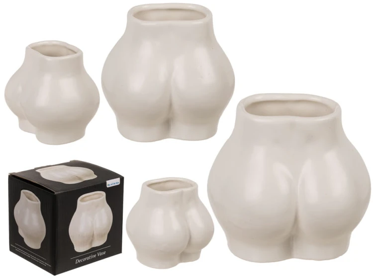 Ceramiczny wazon Figurka pupa dupa tyłek 450 ml .jpg