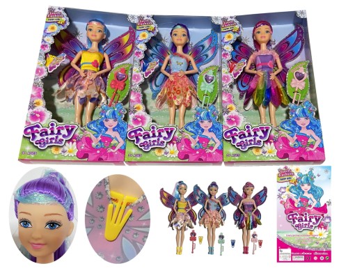 Lalka wróżka z różdżką 30 cm box mix wzorów .jpg