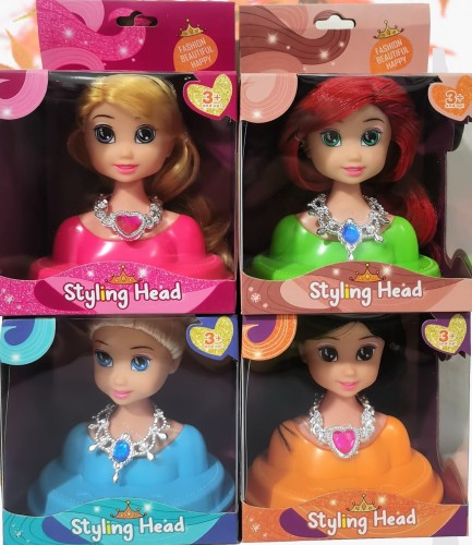 Nieduża lalka głowa do czesania stylizacji włosów 2.jpg