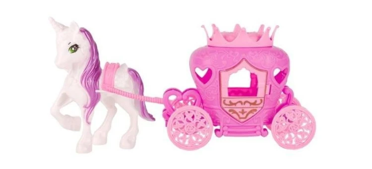 Jednorożec z karetą zabawka figurka dla dzieci 1.jpg