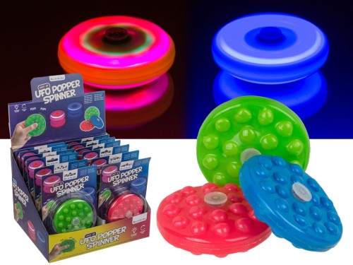Ufo Popper Spinner świecący LED fidget do kręcenia .jpg