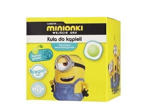 Duża kula do kąpieli Minionki zapachowa gruszka  (2).jpg