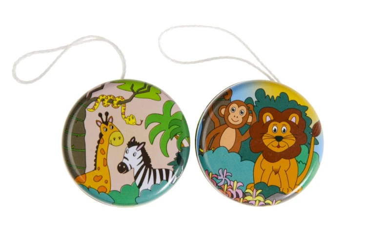 Metalowe jojo Dzikie zwierzęta Safari z grafiką  (2).jpg