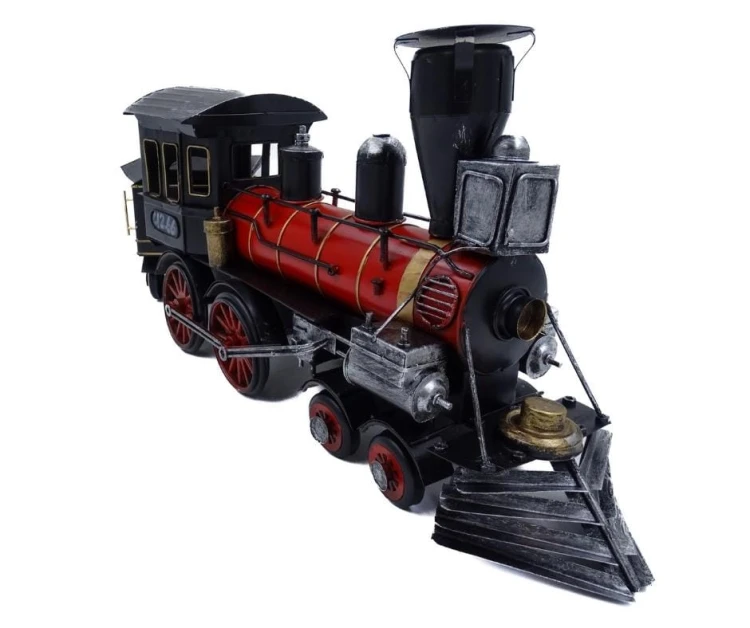 Model Figurka lokomotywy retro Kolejarza metalowy  (2).jpg