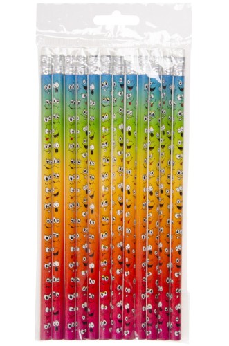 Ołówek z gumką wesołe buźki emotikony śmieszny  (2).jpg