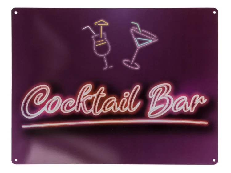 Metalowy szyld Coctail Bar 30x40 cm reklamowy .jpg