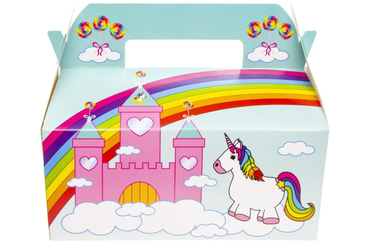 Pudełko na przekąski składane rozm XL Jednorożce  (1).jpg