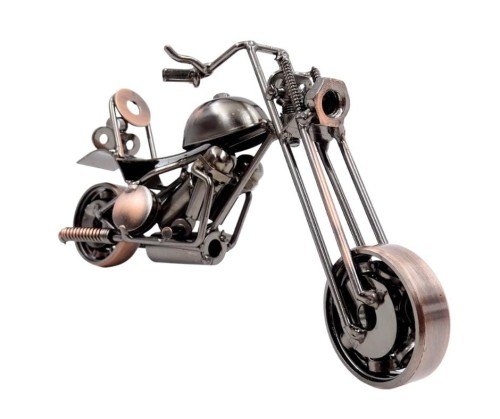 Model motocykla Metalowy Motor ozdoba Chopper  (1).jpg