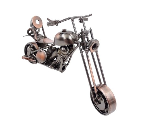 Model motocykla Metalowy Motor ozdoba Chopper  (2).jpg