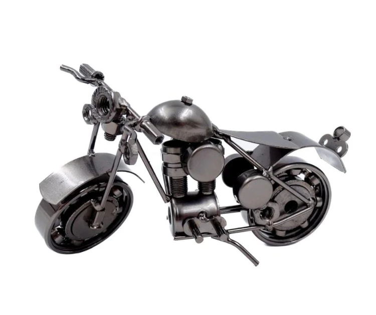 Model motocykla Metalowy Motor ozdoba dekoracja  (1).jpg